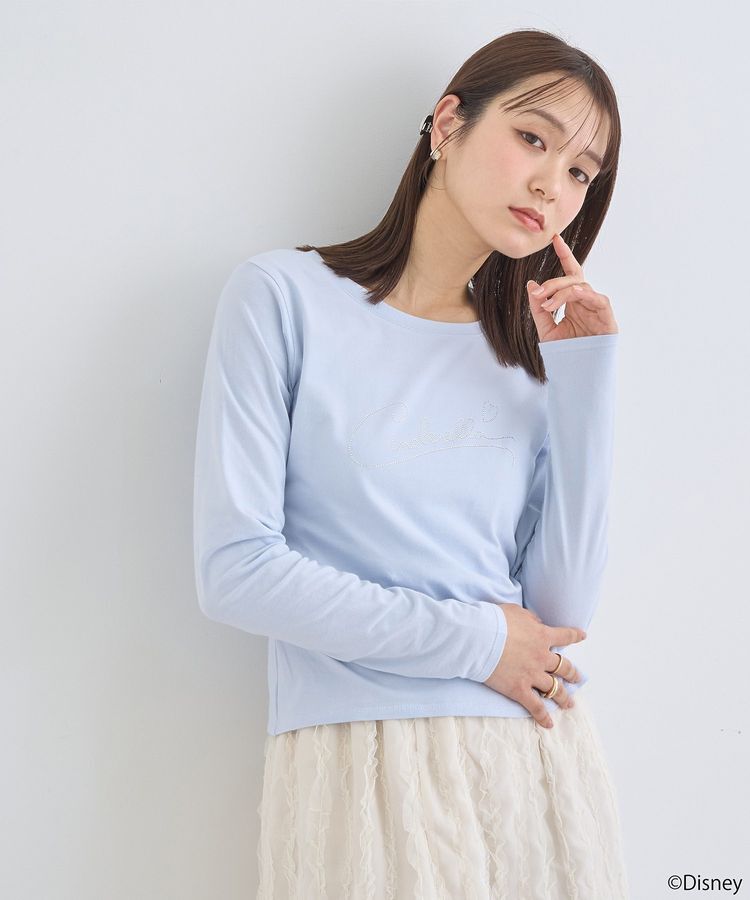 earth music&ecology「シンデレラ/ビジューロゴプルオーバー」|Tシャツ・カットソー|