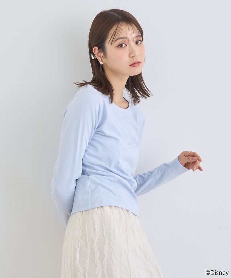 earth music&ecology「シンデレラ/ビジューロゴプルオーバー」|Tシャツ・カットソー|