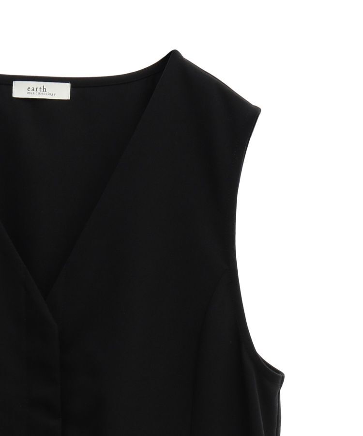 earth music&ecology「ジレワンピース」|ジャンパースカート|