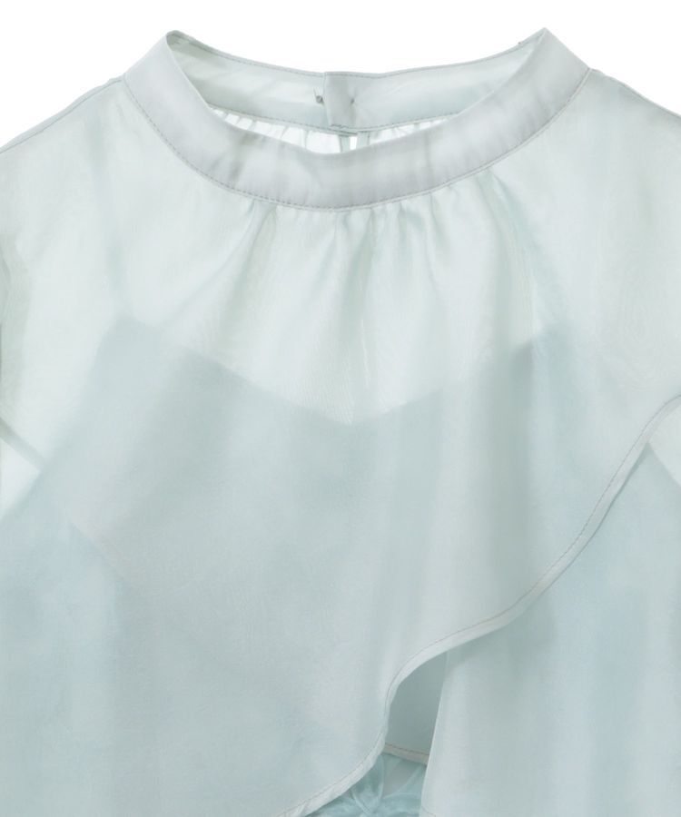 earth music&ecology「SET2点シアーブラウス＋3Dレースワンピース」|ワンピース|