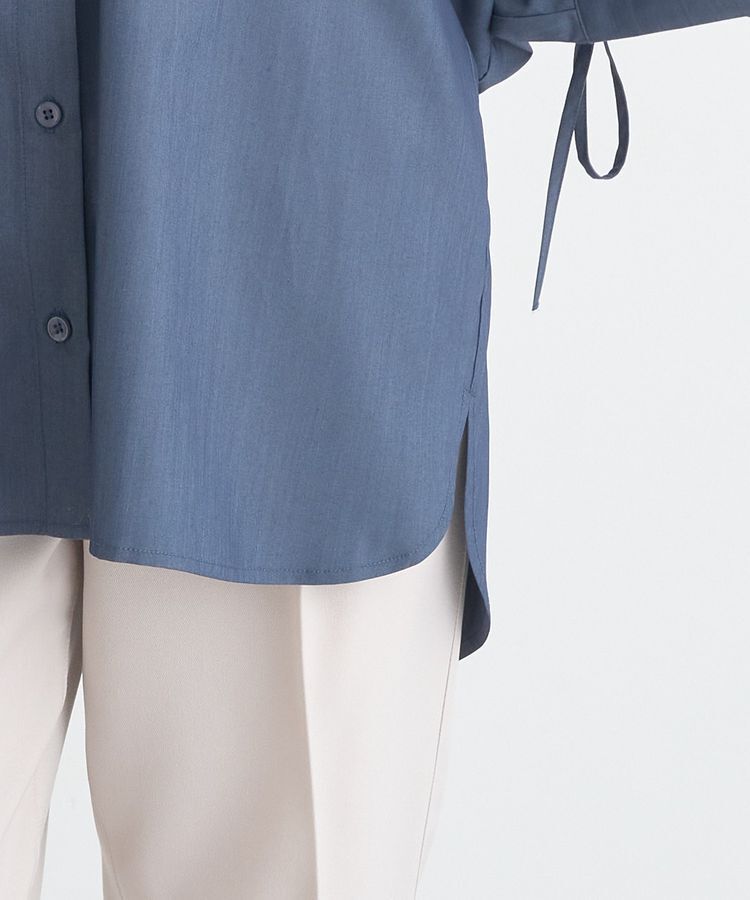 earth music&ecology「バックドロストオーバーシャツ」|シャツ・ブラウス|