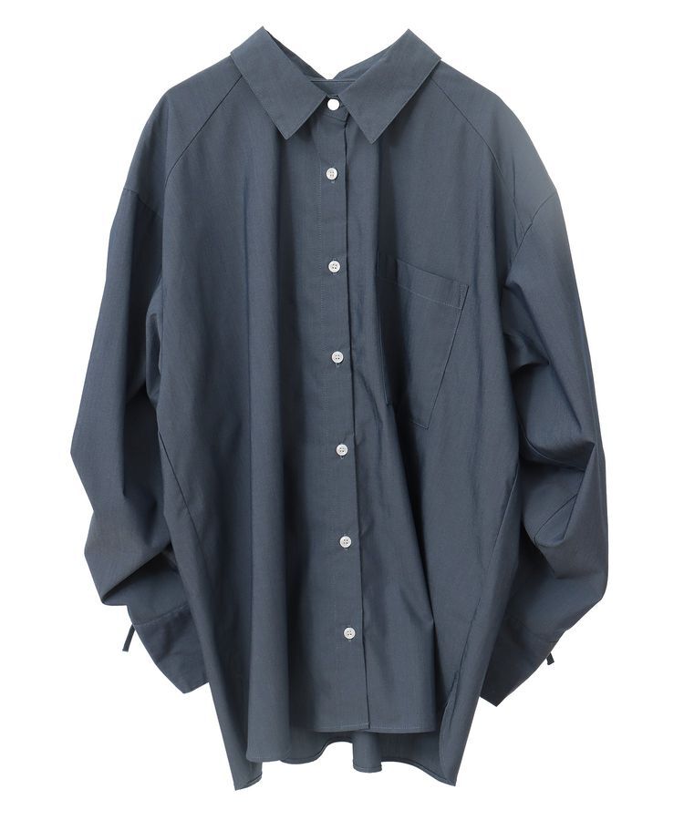 earth music&ecology「バックドロストオーバーシャツ」|シャツ・ブラウス|