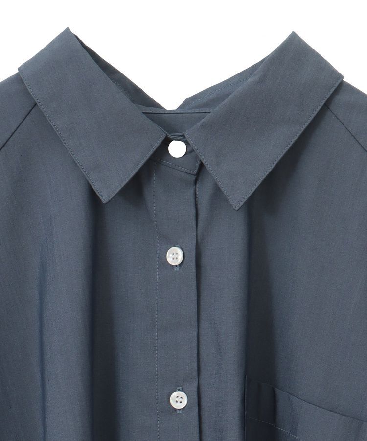 earth music&ecology「バックドロストオーバーシャツ」|シャツ・ブラウス|