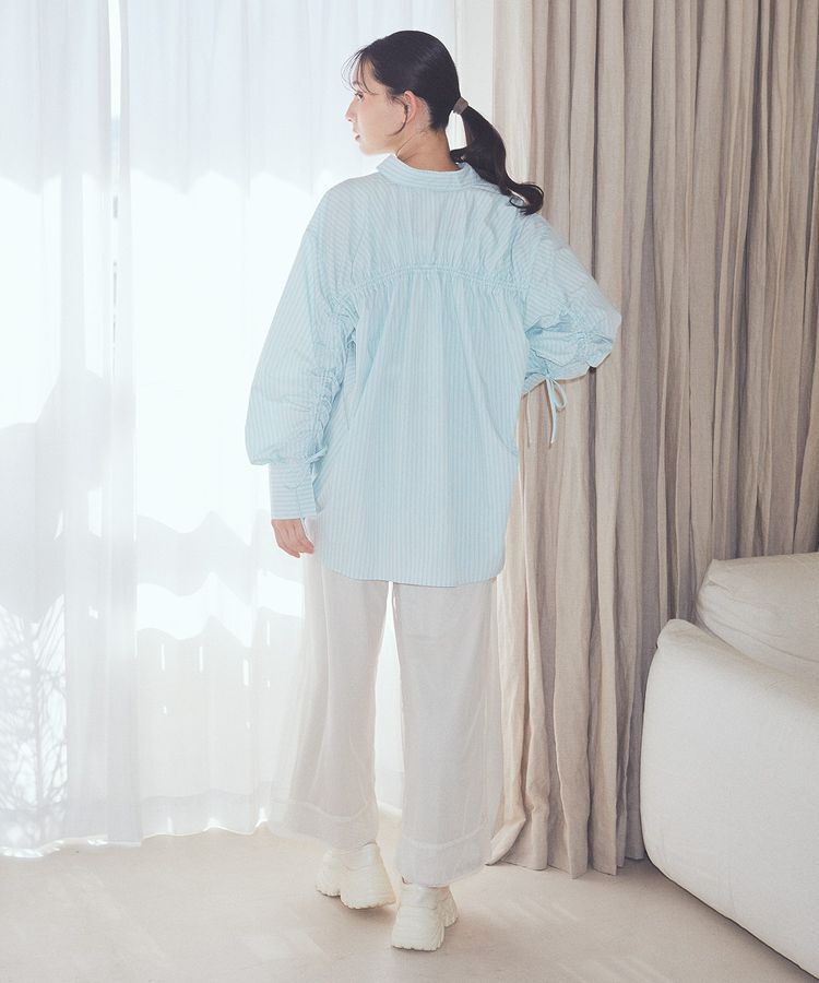 earth music&ecology「バックドロストオーバーシャツ」|シャツ・ブラウス|