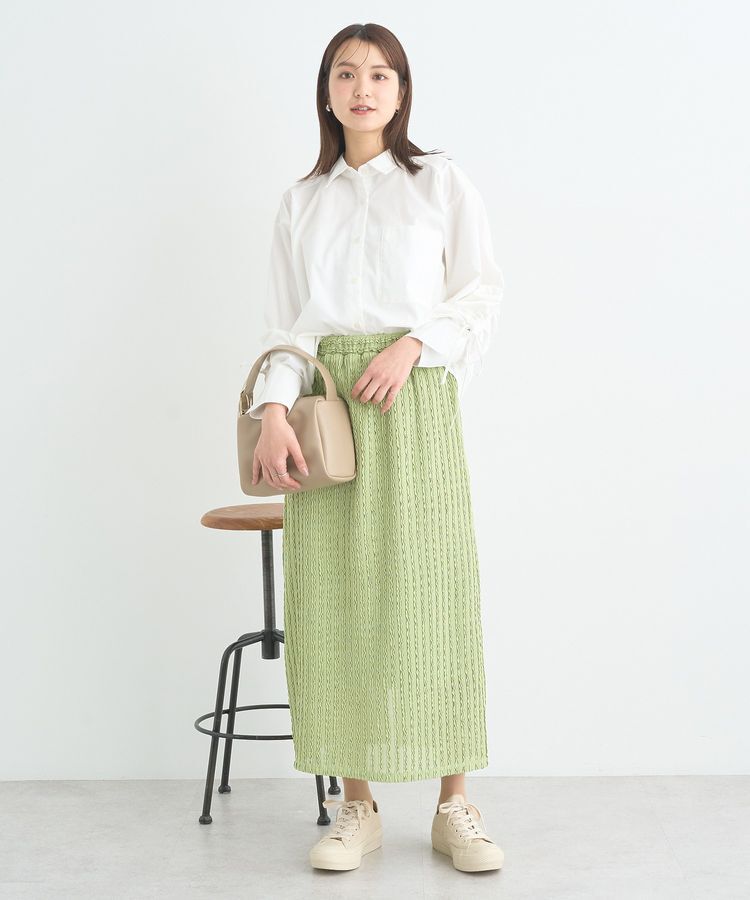 earth music&ecology「バックドロストオーバーシャツ」|シャツ・ブラウス|