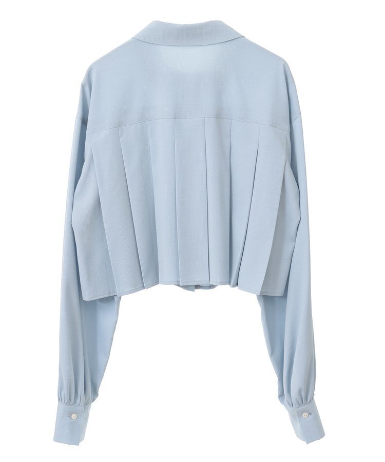 earth music&ecology「タックプリーツショートシャツ」|シャツ・ブラウス|