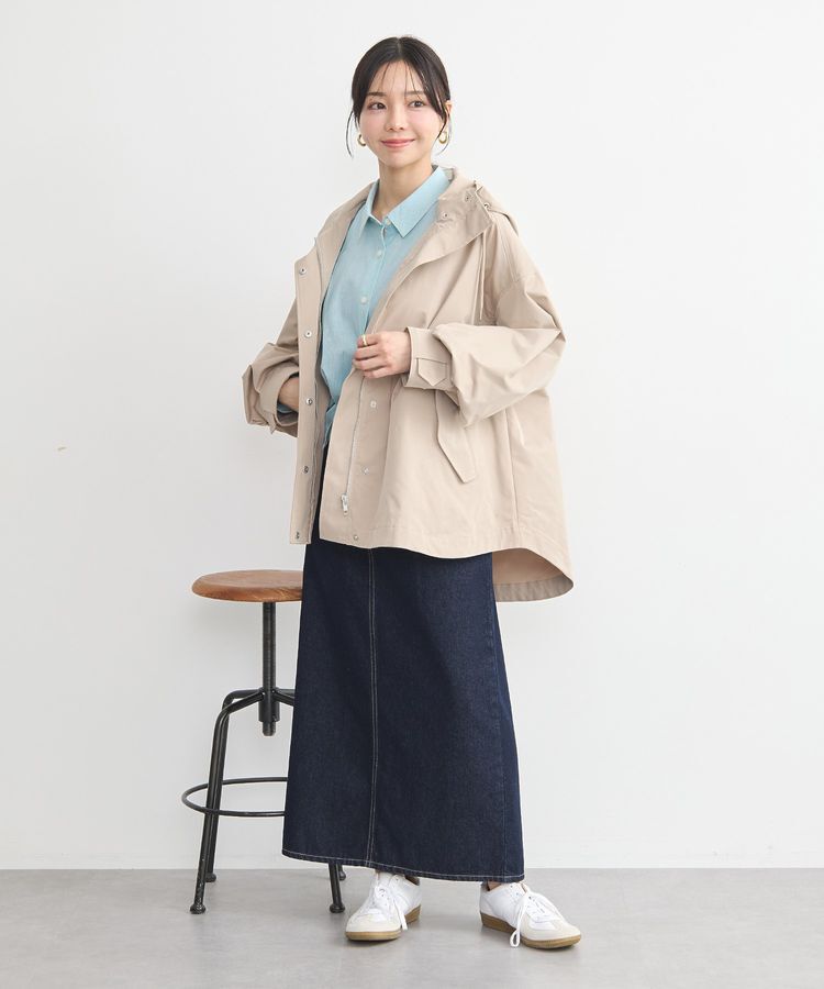 earth music&ecology「ナローデニムスカート」|タイト|