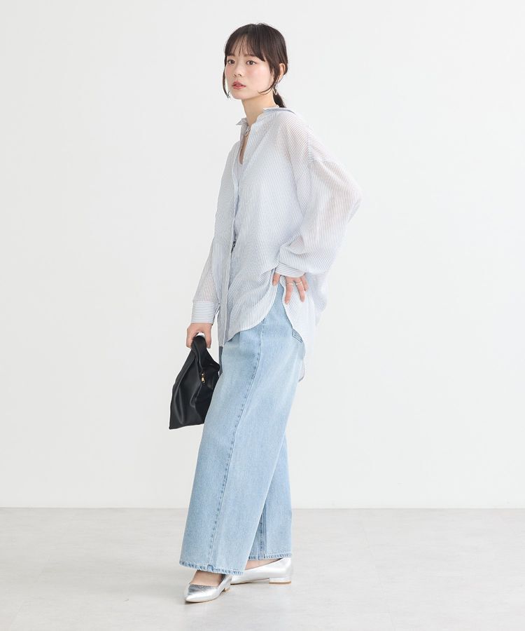 earth music&ecology「シアーシャツ」|シャツ・ブラウス|