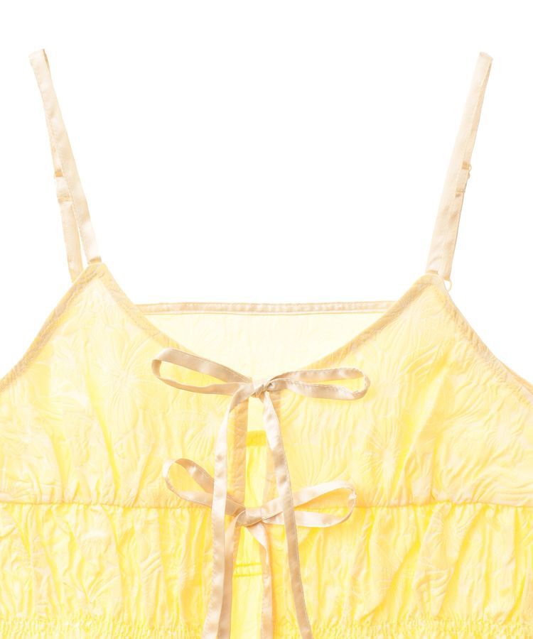 earth music&ecology「ジャガードフレアキャミブラウス」|ベスト・ジレ|