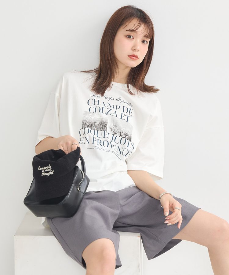earth music&ecology「PhotoスリットT」|Tシャツ・カットソー|