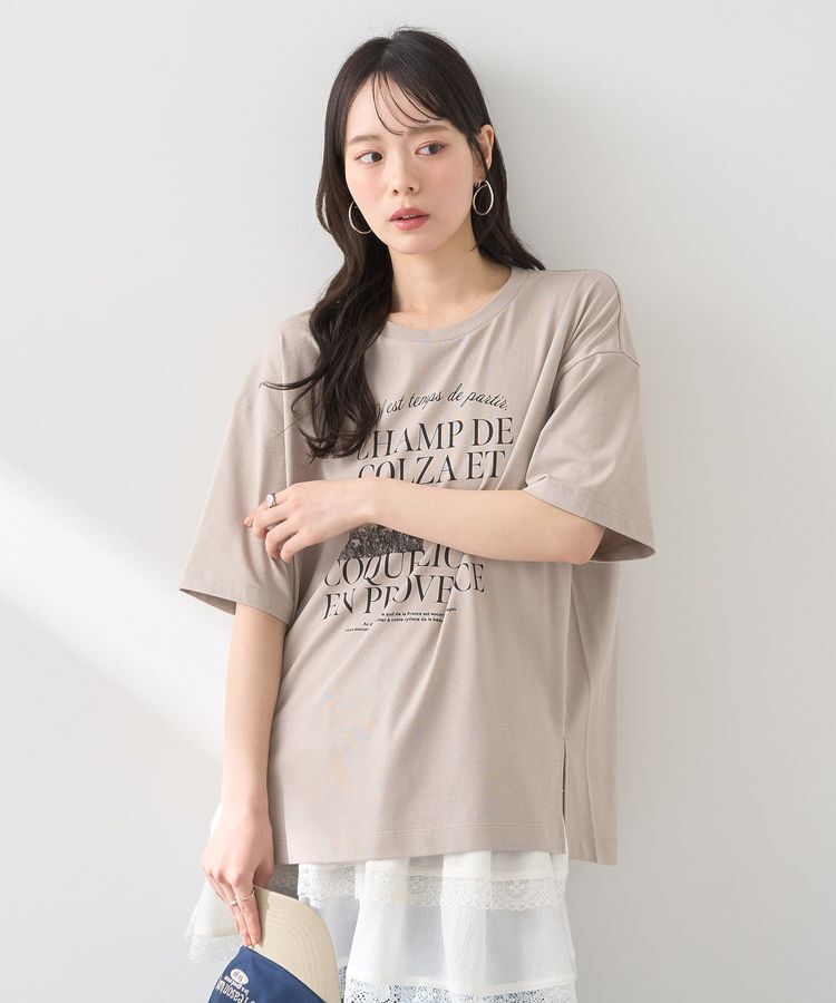 earth music&ecology「PhotoスリットT」|Tシャツ・カットソー|