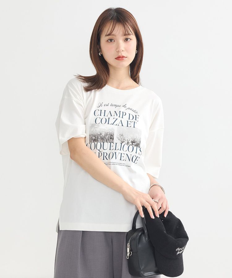 earth music&ecology「PhotoスリットT」|Tシャツ・カットソー|