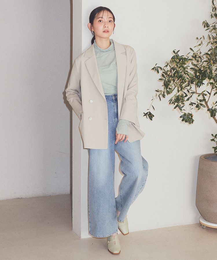 earth music&ecology「シアーラメハイネックプルオーバー」|Tシャツ・カットソー|