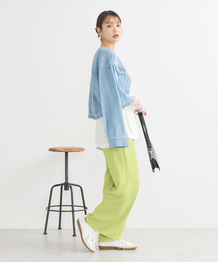 earth music&ecology「ラメシアースリーブプルオーバー」|Tシャツ・カットソー|