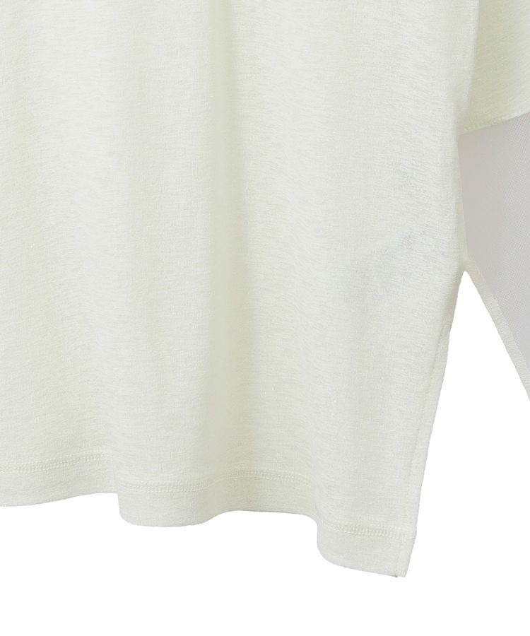 earth music&ecology「ラメシアースリーブプルオーバー」|Tシャツ・カットソー|