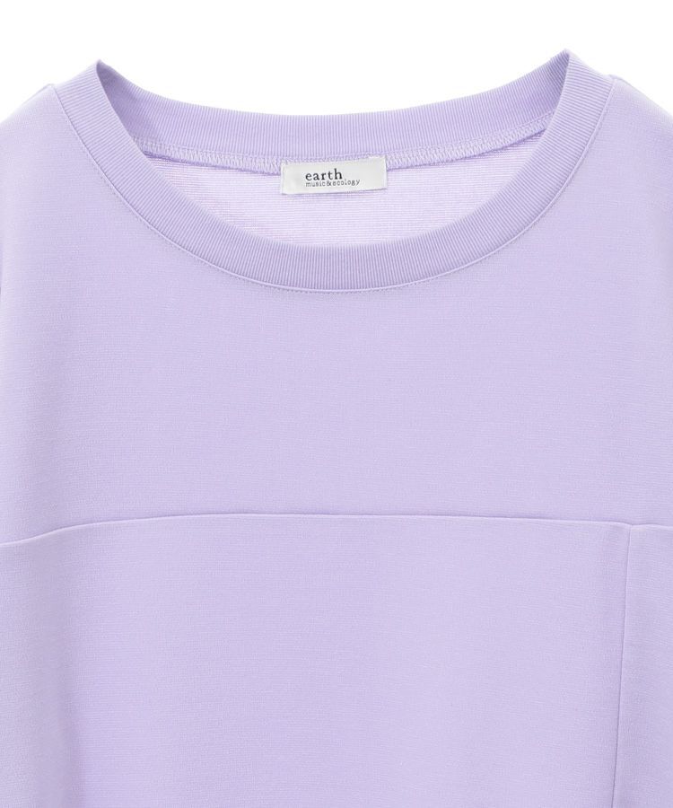 earth music&ecology「プリーツドッキングプルオーバー」|チュニック|