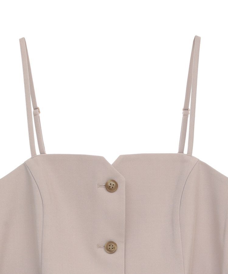 earth music&ecology「フロントボタンビスチェ」|ベスト・ジレ|