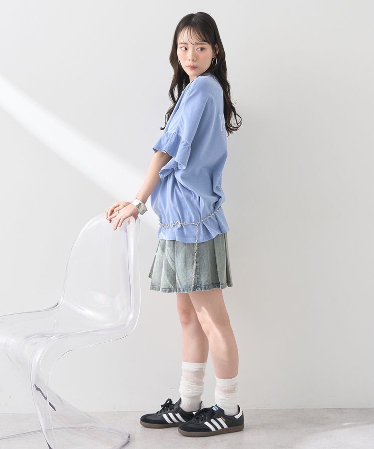 earth music&ecology「ピグメントフリルプルオーバー」|Tシャツ・カットソー|