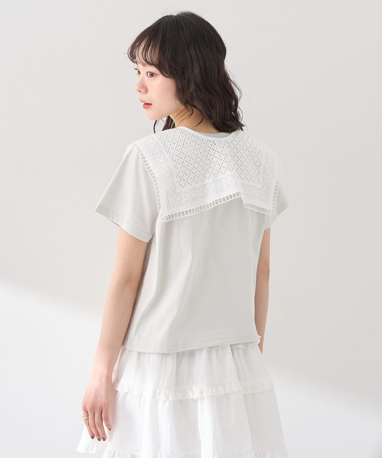 earth music&ecology「セーラーカラーレース付け襟」|その他|