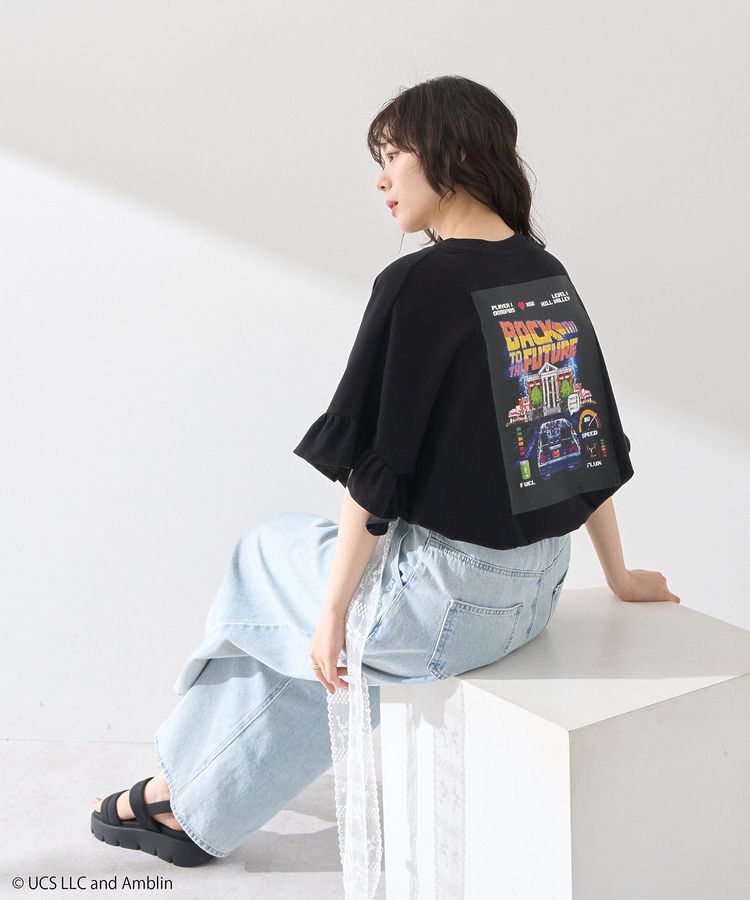 earth music&ecology「Back to the Future/earth フリルT」|Tシャツ・カットソー|