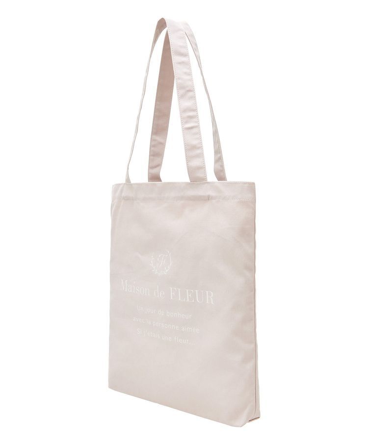 Maison de FLEUR「EC限定ブランドロゴプリントキャンバストート」|トートバッグ|