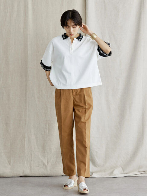  「綿ツイルタックパンツ」|その他|