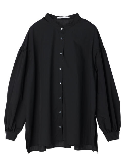  「バンドカラー袖ボリュームブラウス」|シャツ・ブラウス|