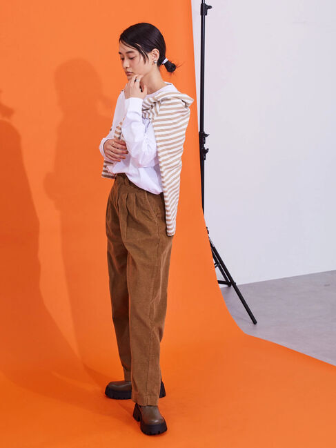  「コーデュロイワイドパンツ」|その他|