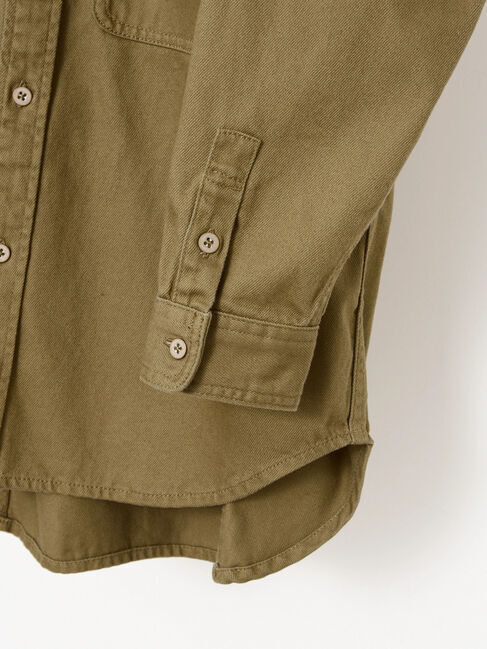  「ヘビーウエイトarmyオーバーシャツ」|スーツ|