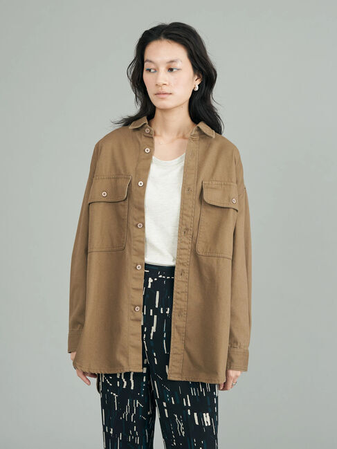  「ヘビーウエイトarmyオーバーシャツ」|スーツ|