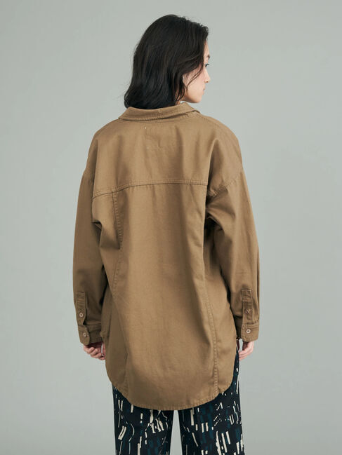  「ヘビーウエイトarmyオーバーシャツ」|スーツ|