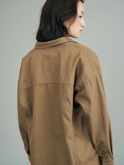  「ヘビーウエイトarmyオーバーシャツ」|スーツ|