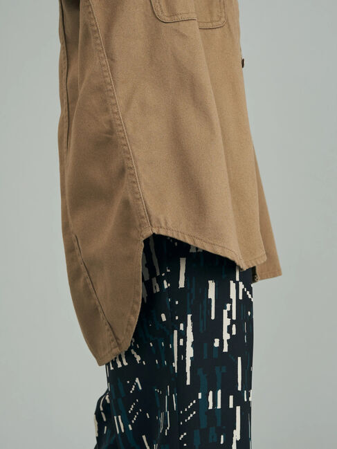  「ヘビーウエイトarmyオーバーシャツ」|スーツ|