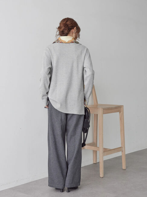  「リブタートルカットプルオーバー」|Tシャツ・カットソー|