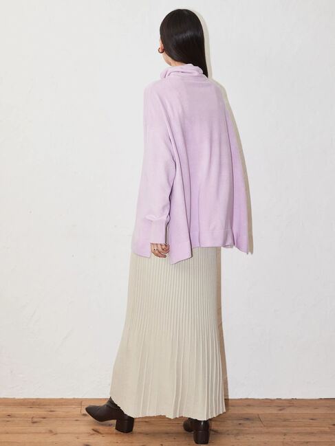  「ソフトタッチタートルニットチュニック」|ニット・セーター|