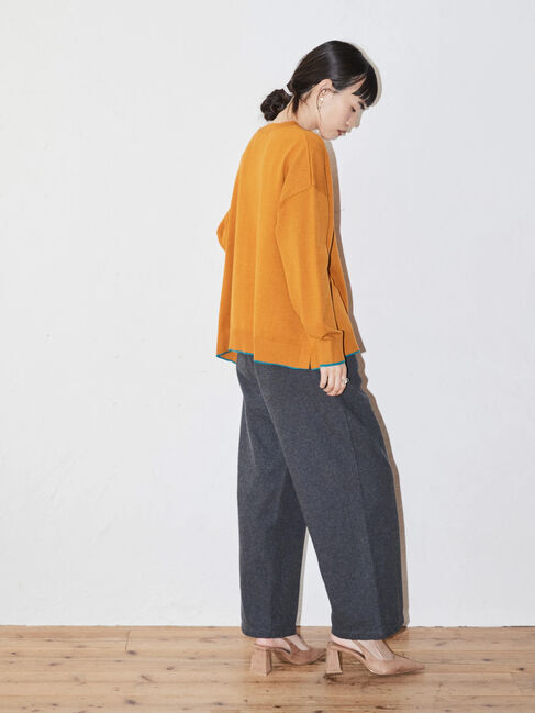  「ウールライクワイドパンツ」|その他|