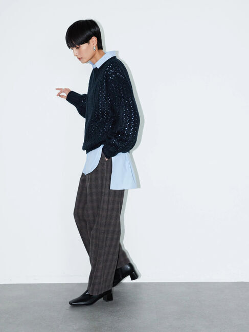  「ウールライクワイドパンツ」|その他|