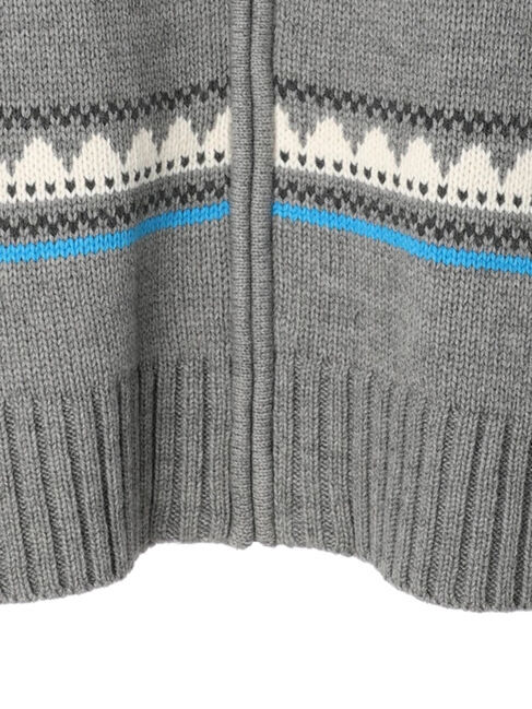  「カウチン柄ニットカーディガン」|カーディガン|