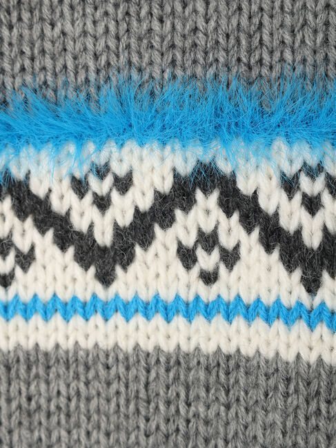  「カウチン柄ニットカーディガン」|カーディガン|