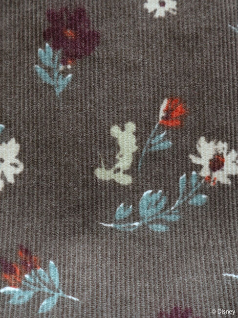  「プリントコーデュロイワンピース/Mickey」|ワンピース|