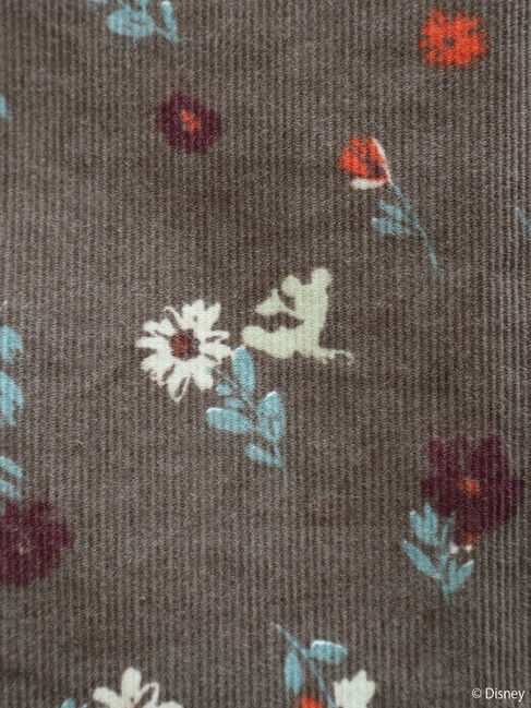  「プリントコーデュロイワンピース/Mickey」|ワンピース|