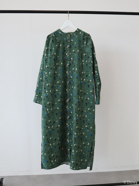  「プリントコーデュロイワンピース/Mickey」|ワンピース|