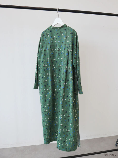  「プリントコーデュロイワンピース/Mickey」|ワンピース|