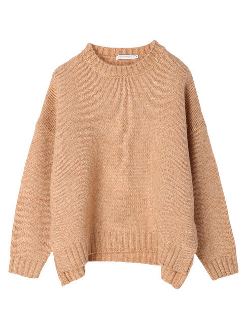  「カラーMixルーズニットプルオーバー」|ニット・セーター|