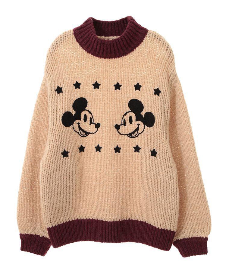 AMERICAN HOLIC「刺繍チャンキーニット/Disney」|ニット・セーター|
