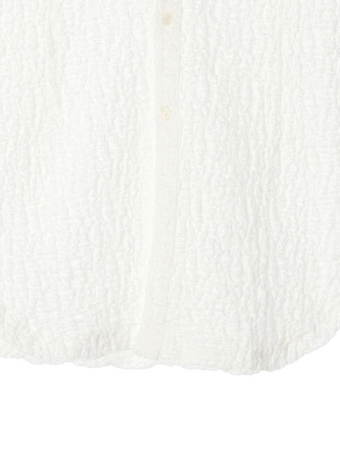 AnriettMusee「ふくれジャガードシャツ」|シャツ・ブラウス|