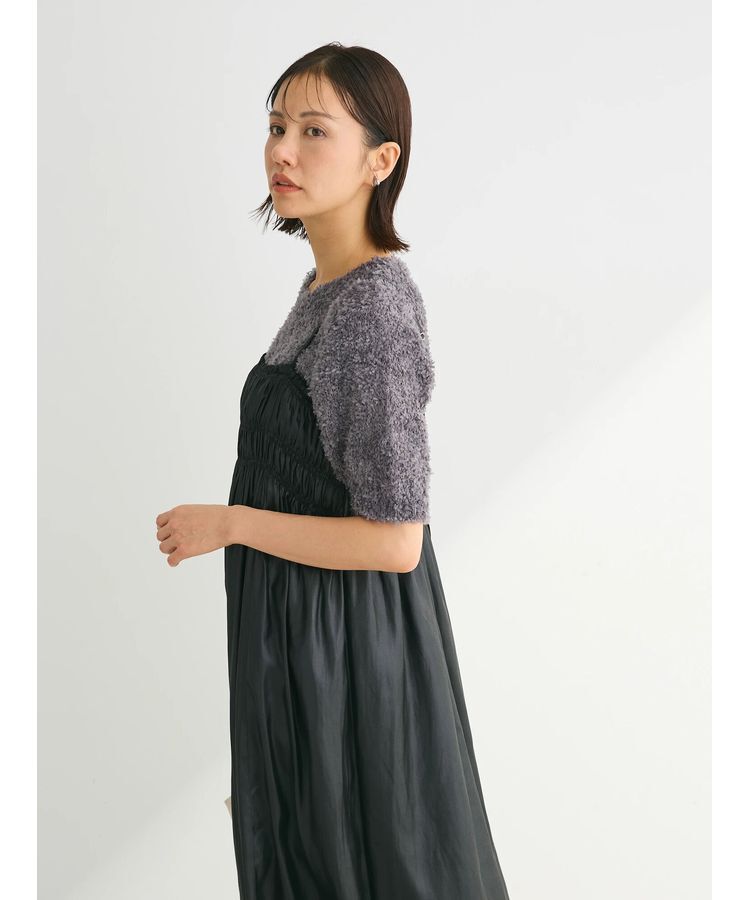 Green Parks「テープヤーン半袖ニットプルオーバー」|ニット・セーター|