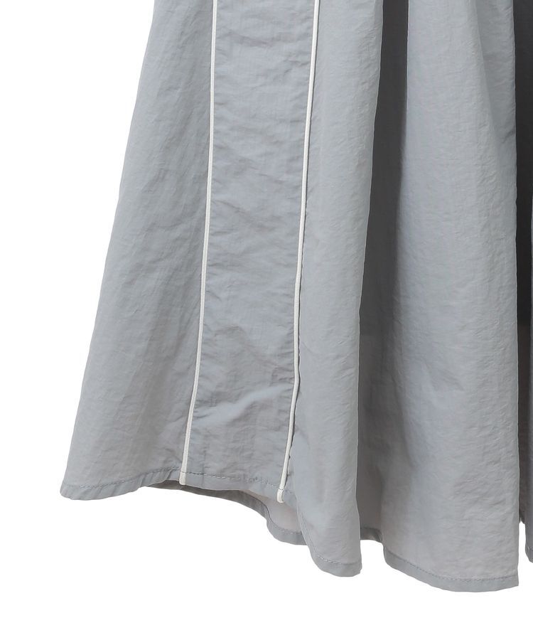 Green Parks「ナイロンラインフレアスカート」|フレア|