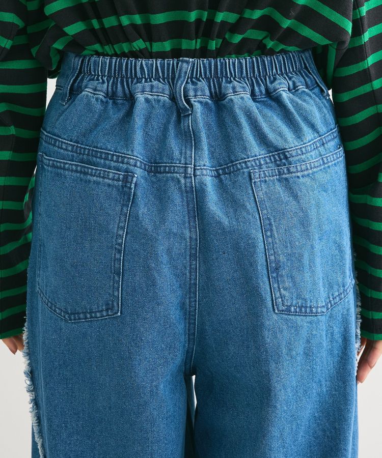 Green Parks「・DOUBLE FLAGS サイドキリカエデニム」|デニム|