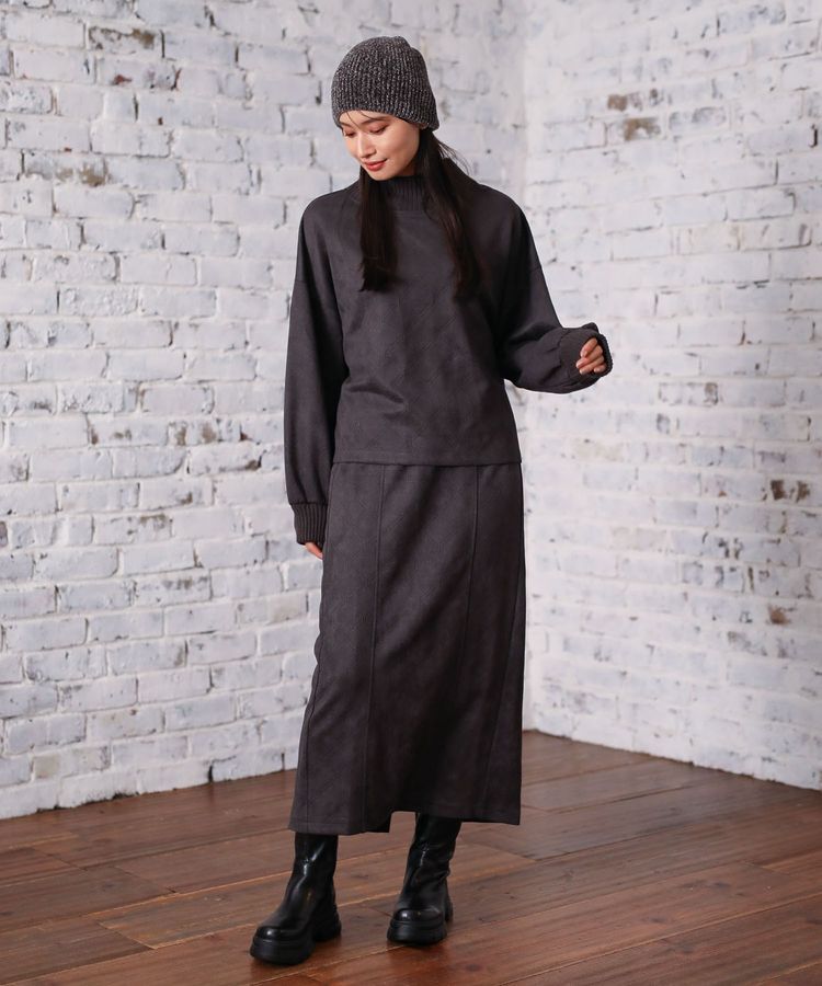 Green Parks「・ELENCARE DUE エンボスナロースカート」|タイト|